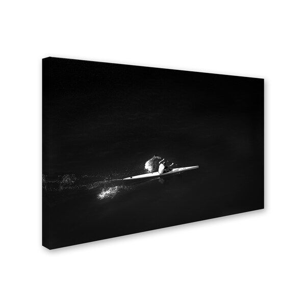 Jaco Marx 'A Speedway On Black' Canvas Art,16x24